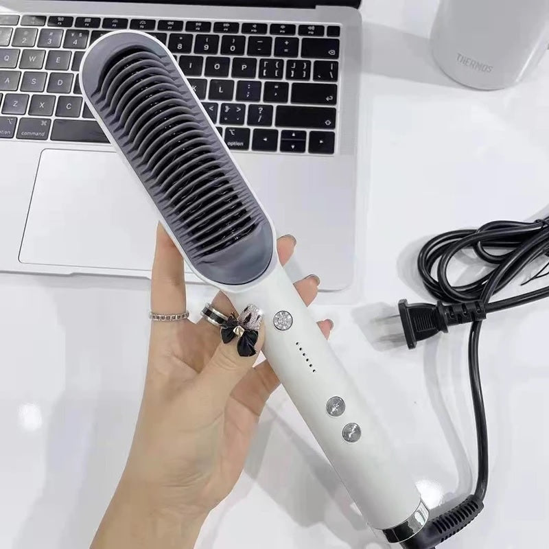 Cepillo Alisador Plancha 🔥Anti quemaduras 5 Niveles 45w🔥