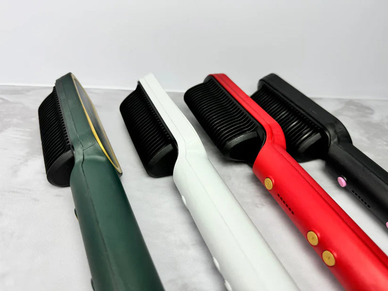 Cepillo Alisador Plancha 🔥Anti quemaduras 5 Niveles 45w🔥